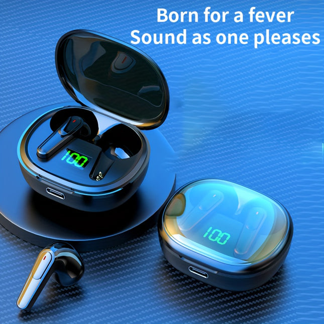 Écouteurs Sans Fil TWS avec Écran – Bluetooth Haute Qualité pour iOS & Android