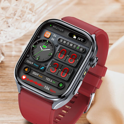 Montre Connectée Santé & Sport avec Écran AMOLED – Suivi d’Activité et Appels Bluetooth