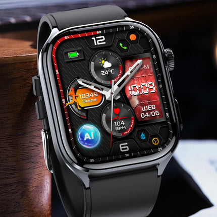 Montre Connectée Santé & Sport avec Écran AMOLED – Suivi d’Activité et Appels Bluetooth