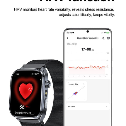 Montre Connectée Santé & Sport avec Écran AMOLED – Suivi d’Activité et Appels Bluetooth