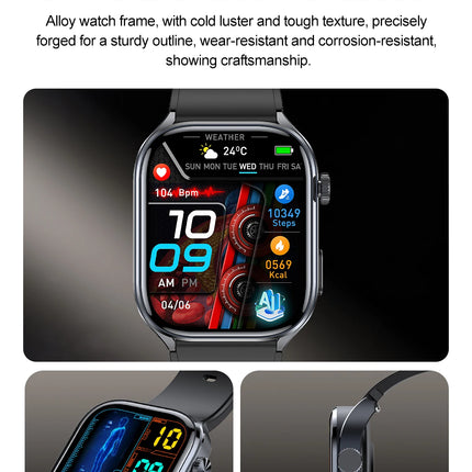 Montre Connectée Santé & Sport avec Écran AMOLED – Suivi d’Activité et Appels Bluetooth