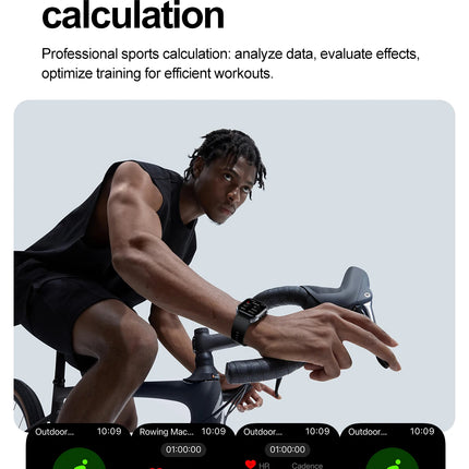 Montre Connectée Santé & Sport avec Écran AMOLED – Suivi d’Activité et Appels Bluetooth