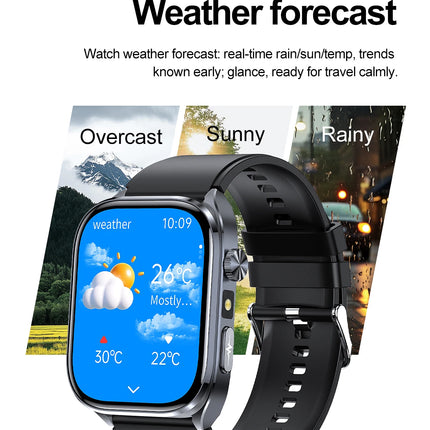 Montre Connectée Santé & Sport avec Écran AMOLED – Suivi d’Activité et Appels Bluetooth