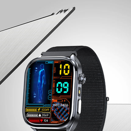 Montre Connectée Santé & Sport avec Écran AMOLED – Suivi d’Activité et Appels Bluetooth