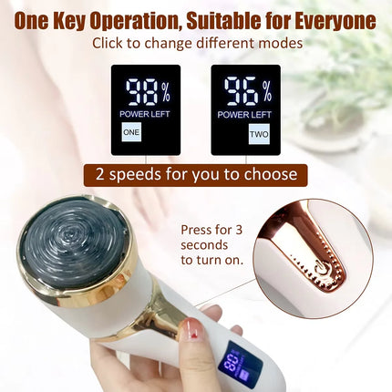 Appareil Électrique de Pédicure RESUXI – Éliminateur de Callosités et Peaux Mortes Rechargeable