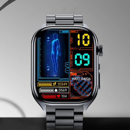 Montre Connectée Santé & Sport avec Écran AMOLED – Suivi d’Activité et Appels Bluetooth