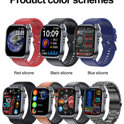 Montre Connectée Santé & Sport avec Écran AMOLED – Suivi d’Activité et Appels Bluetooth