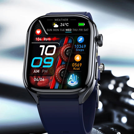 Montre Connectée Santé & Sport avec Écran AMOLED – Suivi d’Activité et Appels Bluetooth