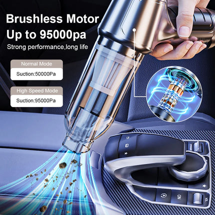 Aspirateur Sans Fil 4-en-1 Portable – Nettoyage Puissant pour Voiture et Maison