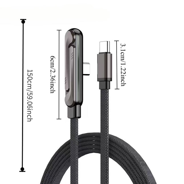 Câble Support Téléphone Pliable 240W Type-C